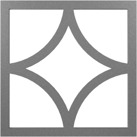 Ekena Millwork Statesman Architectural Grade PVC Pierced Ceiling Medallion, Nickel, 22"OD x 14 1/8"ID x 3/4"P CMPP22X22STSNI